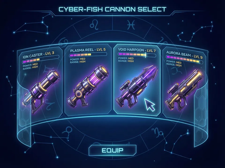 王者棋牌激光炮台选择界面 - 棋牌试玩